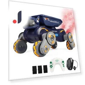 Remote Control Sprayer Machine — Interactive Figures & Robots, TOMTOP JMS