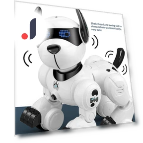 Robotic Patrol Dog — Interactive Figures & Robots, TOMTOP JMS