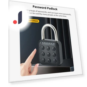 Smart Padlock — Luggage Locks, TOMTOP JMS