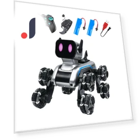 Smart RC Robot Dog — Interactive Animal Companions, Colorful summer