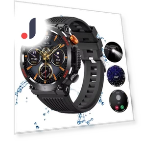 Smart Watch with Compass and LED Flashlight — Smartwatches, ElectronicsHome
