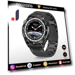 Smart Watch with Music, Bluetooth Calls, and NFC — Smartwatches, SACOSDING