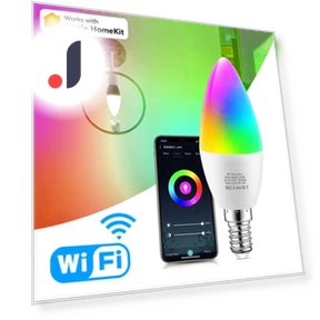 Smart WiFi RGB LED Candle Bulb — LED, AIMENGTE Lights