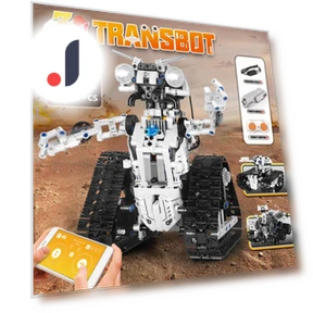 Technical Building Block with Remote Control App, 3-in-1 Robot Transbot MOC Model — Construction Kits, MOULD KING