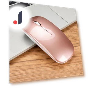 Wireless USB Rechargeable Bluetooth-Compatible 5.0 Silent Gaming Mouse — Mouse Pads, COOLMOON