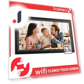 15.6-inch Built-in 32GB WiFi Large Touch IPS Digital Photo Frame — Digital Frames, Reakosound