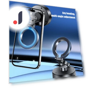 360° Rotate Magnetic Car Phone Holder — Dashboard Installation Kits, Intelligent Living Hall