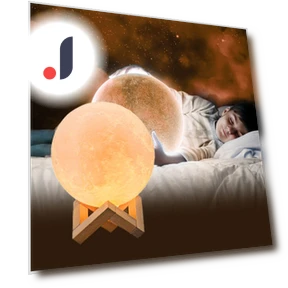 3D Moon Lamp — Night Lights, Dongfang HOME A