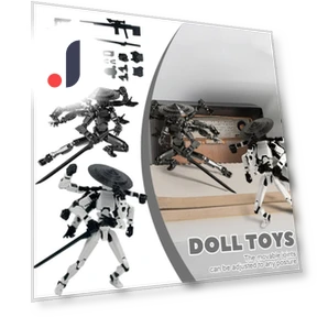 3D Printed Mobile Doll Robot Titan — Collectible Statues, Excellent stuff