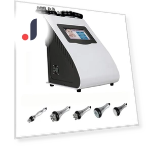5 in 1 Vacuum Liposuction Ultrasonic Cavitation Radio Frequency Body Slimming Machine — Galvanic, L.RIDING PULO