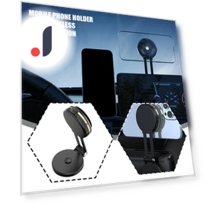 Automatic Phone Holder 2-in-1 with 360° Rotation — Dashboard Installation Kits, Auto Accessories Home