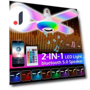 Bluetooth Music Leaf Lamp — Portable Audio, Refreshing Home