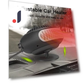 Car Heater with 360-Degree Rotating Base — Portable Heating Solutions, Car Accessories