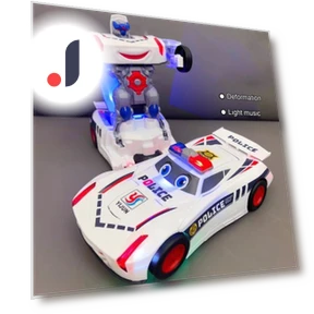 Electric Transformer Robot Toy Car — Interactive Figures & Robots, JJRC