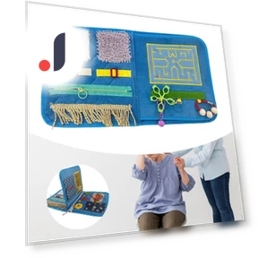 Fidget Blanket — Blocks, Closet of Beauty