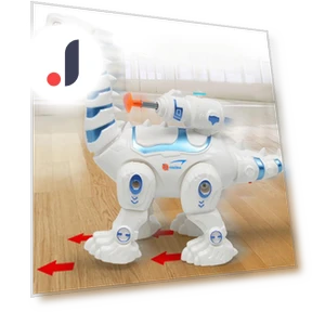 Intelligent Remote Control Walking Dinosaur Toy — Interactive Animal Companions, Ice Beauty