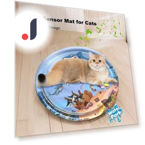Interactive Water Sensor Play Mat for Cats — Cat Playthings, Xomken