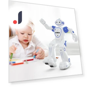 Kids Toy Robot with Remote Control — Interactive Figures & Robots, 99 Child