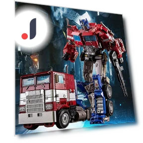 Kids Transformer Robot — Miniature Vehicles, Living Mall