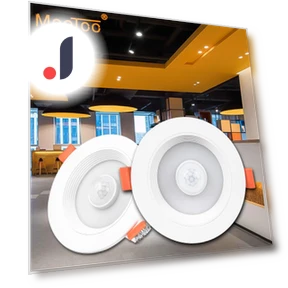 LED Spotlight with Motion Sensor — Outdoor Security & Flood Lighting, MeeToo
