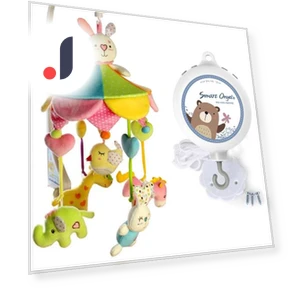 Lovely Mobile + Silent Smart Automatic Music Box — Clocks, Board M Factory