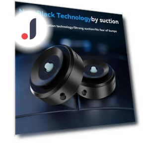 Magnetic Vacuum Car Phone Holder — Dashboard Installation Kits, Optimized General