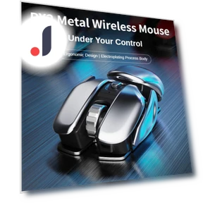 Metal 2.4G Rechargeable Wireless Silent Mouse — Mouse Pads