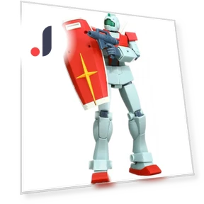 Mobile Suit Gundam RGM-79 GM Figure — Gaming Figures, Bandai
