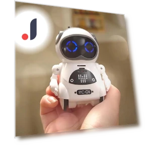 Pocket Emo Robot — Interactive Animal Companions, LYB Rainbow