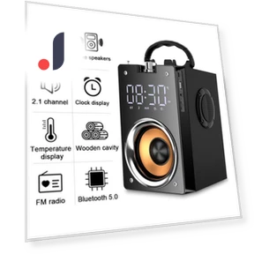Portable Bluetooth Speaker with Super Bass — Portable Sound Systems, Smart Mouse