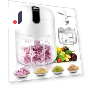 Portable Mini Chopper with 3-Layer Blades — Choppers, Living Mall