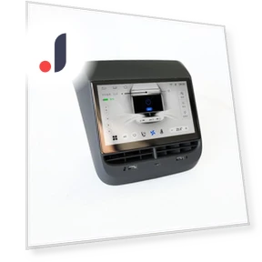 Rear Touch Screen Entertainment System Climate Control — Car Accessories & Gadgets, White Dream
