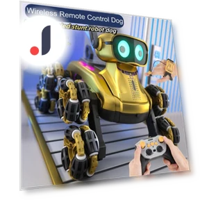 Robot Dog Toy with Remote Control and Light Music — Interactive Figures & Robots, bestlili