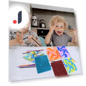 Sensory Activity Board — Blocks, Superman Joe
