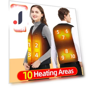 Smart Electric Heated Vest — Men's Vests, Pu Er