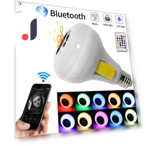 Smart LED Bulb with Bluetooth Speaker — LED, Refreshing Home