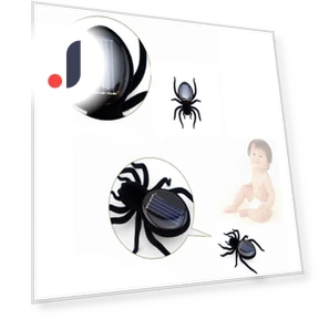 Solar-Powered Spider Robot Educational Toy — Solar Power, Ice Beauty