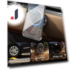 Universal Smart Vacuum Adsorption Phone Holder for Car — Dashboard Installation Kits, JOHO
