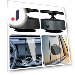 Vacuum Magnetic Car Phone Holder — Dashboard Installation Kits, electronic