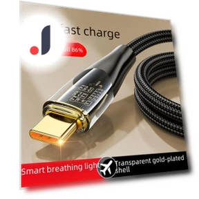 2-meter Gold-Plated 120W USB-C Fast Charging Cable — Cables, Home of smartphone & tablet accessories