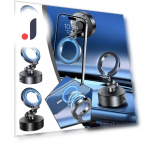 360° Rotating Universal Magnetic Car Phone Holder — Dashboard Installation Kits, Dream Garage