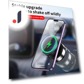 360° Rotating Wireless Car Charger Holder — Dashboard Installation Kits, JOHO