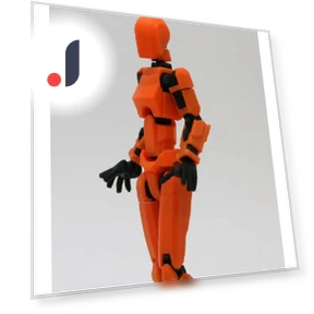 3D Printed Titan Robot Head with Movable Stand — Collectible Statues, Invincible