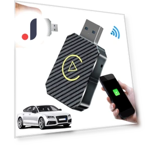AI Box BT WiFi Wireless Carplay Android Auto Adapter — Stereo Receivers, Auto Launcher