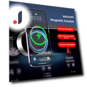 Automatic Dual-Side Phone Holder with Vacuum Suction — Mounts, Auto Launcher