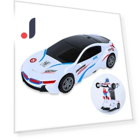 Automatic Transforming Toy Robot Car — Interactive Figures & Robots, RC-HCQL