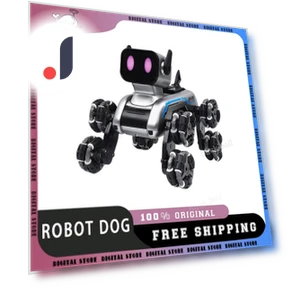Eight Wheel Smart Remote Control Robot Dog — Interactive Figures & Robots, Super Dream Home
