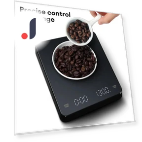 Electronic Coffee Scale with Timer — Weight Management Tools, Auto Home Solutions