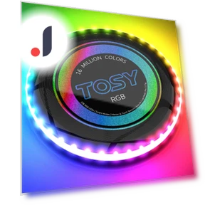 Flying Disc with RGB Lights — Aerodynamic Discs, AniWorld