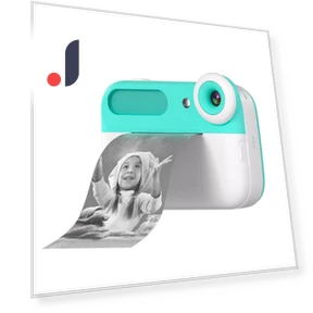 Kids Camera with Thermal Print — Plug & Play Games, Optimized General